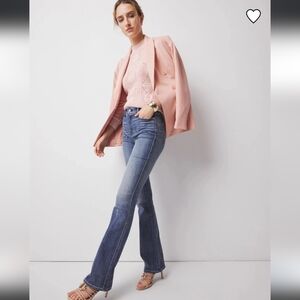 WHBM High-Rise “Skinny Flare” Jeans